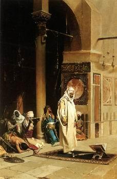 unknow artist Arab or Arabic people and life. Orientalism oil paintings  391